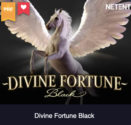 Divine Fortune Black — джекпот-слот NetEnt